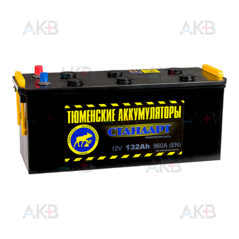 Tyumen Battery Standard 132 Ач обр. пол. 960A (513х189х230)