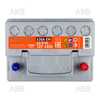 Автомобильный аккумулятор Titan Arctic 62R 630A 242x175x190. Фото 1