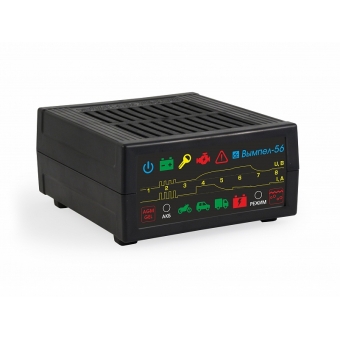 Зарядное устройство Вымпел 56 (автомат, 20А, 14,1-14,8В интеллектуальное зу). Фото 1