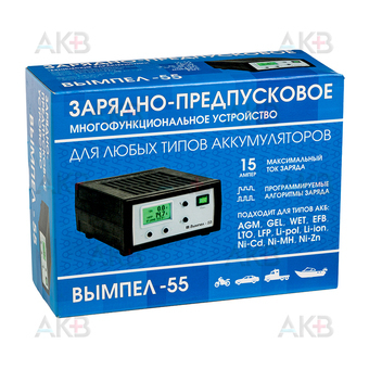 Вымпел 55 (автомат, 0.5-15А, 0.5-18В жк дисплей)