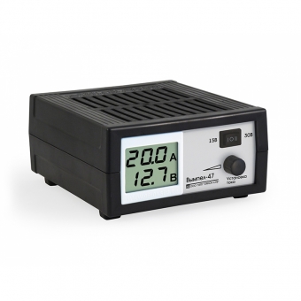 Зарядное устройство Вымпел 47 (автомат, 0-20А, 15/30В жк индикатор). Фото 1