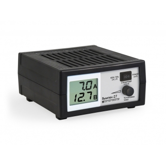 Зарядное устройство Вымпел 27 (автомат, 0-7А, 14.1/14.8/16В жк индикатор). Фото 1