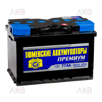 Tyumen Battery Premium 77 Ач обр. пол. 680A (278x175x190)