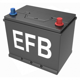 Подменный D26 EFB обр. пол. (260x173x225) 68-75 Ач