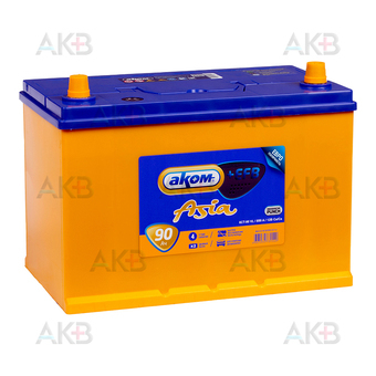 Аком Asia+EFB 90E 12V 90Ач 850A обр. пол. (306х173х225)