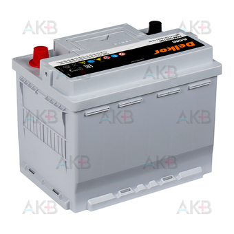 Автомобильный аккумулятор Delkor AGM 60 Ач 680A (242х175х190) LN2. Фото 2