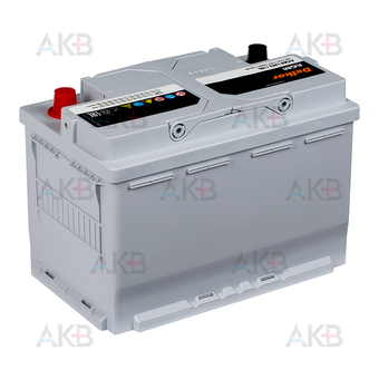 Автомобильный аккумулятор Delkor AGM 70 Ач 760A (278х175х190) LN3. Фото 2