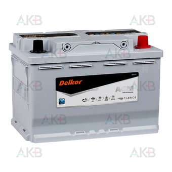 Delkor AGM 70 Ач 760A (278х175х190) LN3