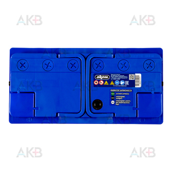 Автомобильный аккумулятор Аком + EFB 100 12V 100Ач 950A прям. пол. (352x175x190). Фото 1