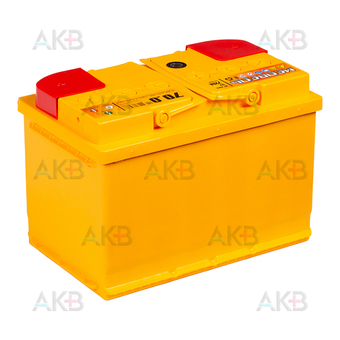 Автомобильный аккумулятор Медведь 70 Ач 720А о.п. (278x175x190) ca/ca silver. Фото 2