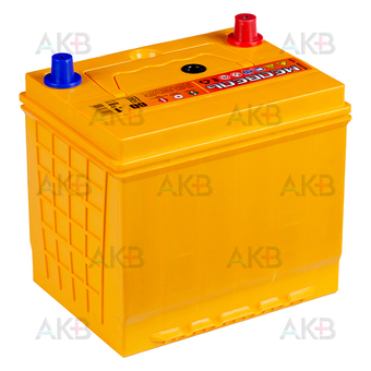 Автомобильный аккумулятор Медведь 75D23L 65 Ач 590A о.п. (230x170x225) ca/ca Silver Asia. Фото 2