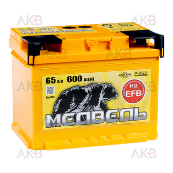 Медведь EFB 65 Ач 600A о.п. (242x175x190)