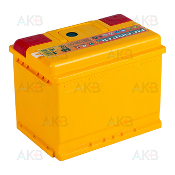 Автомобильный аккумулятор Медведь 55 Ач 535A п.п. (242x175x190) ca/ca silver. Фото 2