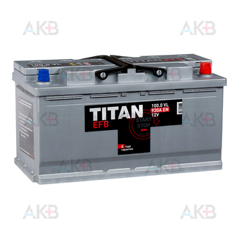 Titan EFB 100 Ач 930A обр. пол.(353x175x190) 6СТ-100.0 VL