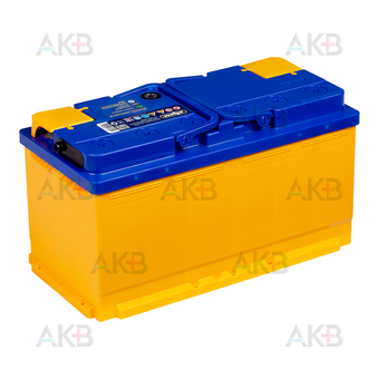 Автомобильный аккумулятор Аком 100 12V 100Ач 920A прям. пол. (352x175x190). Фото 2