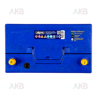 Автомобильный аккумулятор Аком Asia 90 12V 90Ач 800A прям. пол. (306x173x225) 105D31R. Фото 1