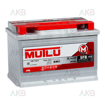 Mutlu SFB 3 57513 75 Ач 720A прям. пол. (278x175x190) L3.75.072.B