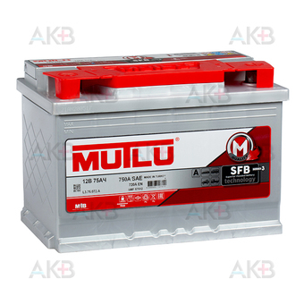 Mutlu SFB 3 57512 75 Ач 720A обр. пол. (278x175x190) L3.75.072.A