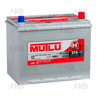 Mutlu SFB 2 80D26FL 70 Ач 630A обр. пол. (260x173x225) D26.70.063.C