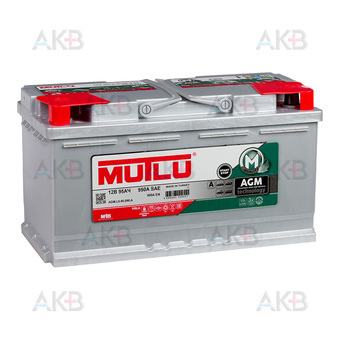 Mutlu AGM 95 Ач 900A обр. пол. (353x175x190) AGM.L5.95.090.A