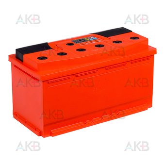 Автомобильный аккумулятор Зверь 110Ач 870A прям. пол. (353x175x190) ZVK 110-З-L. Фото 1