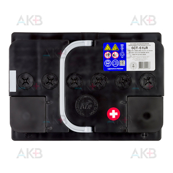 Автомобильный аккумулятор Tyumen Battery Premium 61 Ач обр. пол. низкий 540A (242x175x175). Фото 1