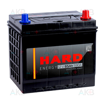 HARD Asia 75D23L 65 Ач 590A о.п. (230x170x225) ca/ca Silver