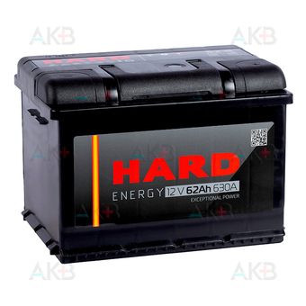 HARD 62 Ач 630A о.п. низк. (242x175x175) ca/ca silver