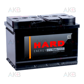 HARD 70 Ач 720А о.п. (278x175x190) L3 ca/ca silver