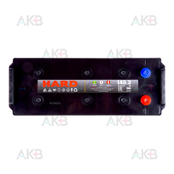 Автомобильный аккумулятор HARD 145 Ач 1150A о.п. (513х189х230) Calcium Plus. Фото 1