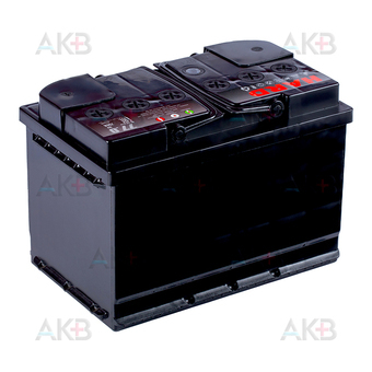 Автомобильный аккумулятор HARD 77 Ач 750A о.п. (278x175x190) ca/ca silver. Фото 2