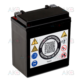 Мото аккумулятор RDrive YTX7L-GEL 12V 6.3Ah 85А обр. пол. (114x71x131) eXtremal GOLD. Фото 2