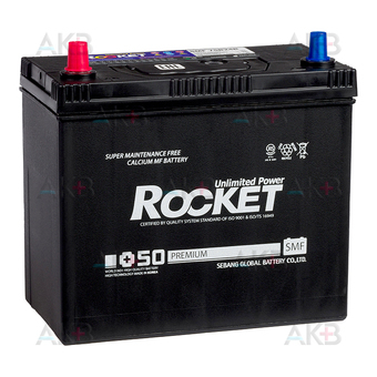 Rocket 75B24R 55Ah 520A (238x129x225) прям. пол.