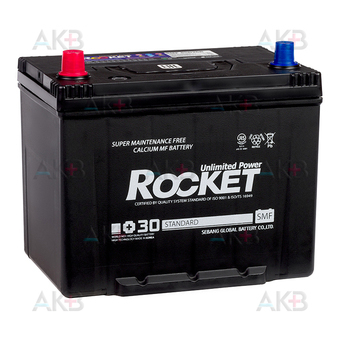 Rocket 85D26R 80Ah 670A (260x175x225) прям. пол.