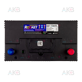 Автомобильный аккумулятор Rocket 115D31L 95Ah 800A (305x173x225) обр. пол.. Фото 1