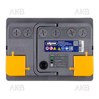 Автомобильный аккумулятор REACTOR 62Ач 660A обр. пол. (242x175x190) 6СТ-62VL Euro. Фото 2