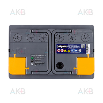 Автомобильный аккумулятор REACTOR 75Ач 820A обр. пол. (278x175x190) 6СТ-75VL Euro. Фото 2