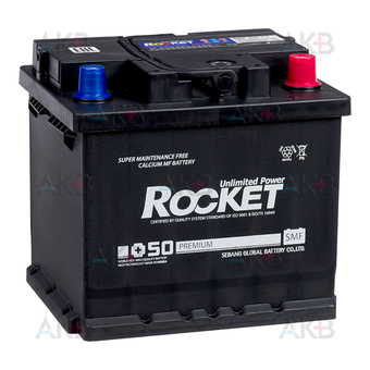 Rocket 50Ah 440A обр. пол. (207x175x190) SMF 50L-L1