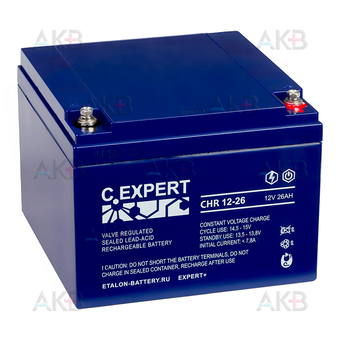С.EXPERT CHR 1226, 12V 26Ah (166x175x125)