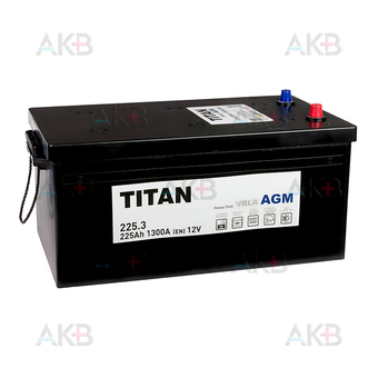 TITAN AGM 225 Ач 1300А обр. пол. (515x278x248) 6СТ-225.3 VRLA
