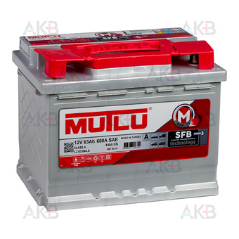 Mutlu SFB 3 56319 63Ач 640A обр. пол. (242x175x190) L2.63.064.A