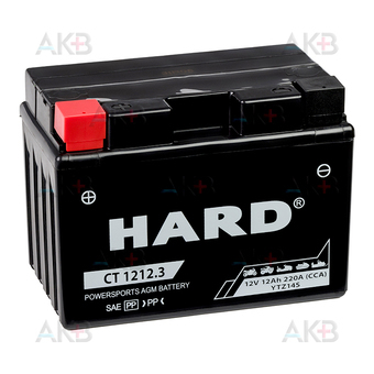 HARD AGM 12 Ah 220А прям. пол. (150x87x110) CT 1212.3 YTZ14S