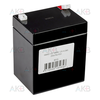 Аккумуляторная батарея HARD HD 12045 12V 4.5Ah (90х70х102). Фото 2