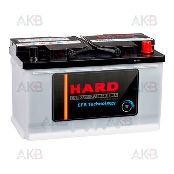 HARD EFB 80 Ah 800A (315x175x190) Start Stop L4