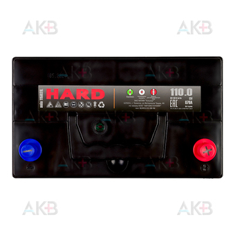 Автомобильный аккумулятор HARD ASIA 115D31L 110 Ач 870A о.п. (306x173x225) ca/ca Silver. Фото 1