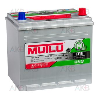 Mutlu EFB 64Ач 620А обр. пол. (232x173x225) D23.64.062.C