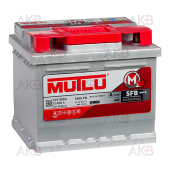 Mutlu SFB 3 55516 55 Ач 540A обр. пол. (207x175x175) LB1.55.054.A