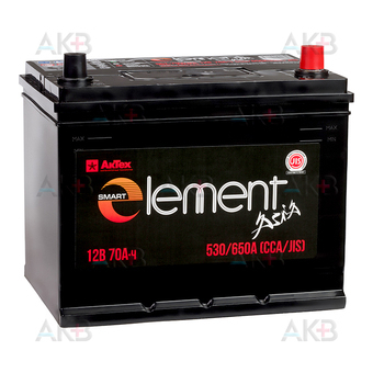 Smart Element 75D26L 70Ач 530A обр. пол. (260x175x225)