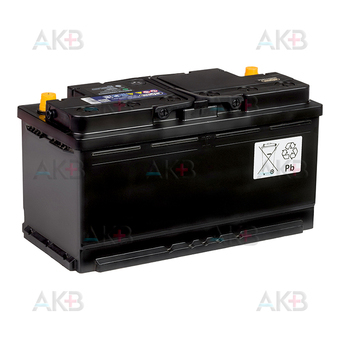 Автомобильный аккумулятор Аком BLACK 100 Ач 980A (353x175x190) обр. пол.. Фото 2