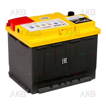 Автомобильный аккумулятор Аккумулятор Alphaline AGM 60 L2 680A (242x175x190) AX 56020. Фото 2